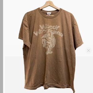 WOODY WOODPECKER BROWN‎ SHIRT SIZE XL